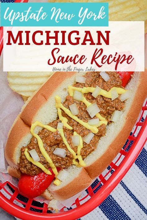 Michigan Style Chili, Meat Sauce Recipe For Hot Dogs, New York Hot Dog Sauce, Detroit Chili Sauce, Hot Dog Charlie Meat Sauce Recipe, A&w Hot Dog Sauce Recipe, Michigan Sauce For Hot Dogs, Hot Dog Meat Sauce Recipe, Meat Sauce For Hot Dogs