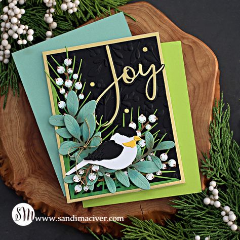 Simon Says Stamp DieCember 2023 - Sandi MacIver - Card making and paper crafting made easy Honey Bee Stamps Winter Birds, Die Cut Christmas Cards, Christmas Cards 2018, Honey Bee Stamps, Winter Bird, Card Making Supplies, Card Making Tutorials, Christmas Tags, Bird Cards