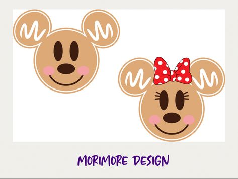 Mickey Mouse Gingerbread Man, Mickey Gingerbread, Disney Christmas Snacks Svg, Disney Gingerbread, Mickey Gingerbread Svg, Mickey Mouse Gingerbread Cookies, Disney Ornaments Diy, Mickey Craft, Mickey Mouse Christmas Tree