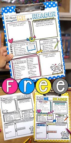 FREE Back to School All About Me Survey to get to know your students' reading interests, strenghts and weaknesses. It comes in 2 slightly different versions in both a printable or digital Google Slides format. Fun and easy no prep back to school for elementary students, upper elementary classroom, third grade, fourth grade, fifth grade, and sixth grade. Back to school teachers pay teachers freebie | All About Me Worksheet | Reading Interest Survey | First Day of School Teaching Ideas School Teaching Ideas, Reading Interest Survey, Reading Survey, School All About Me, About Me Worksheet, Reading Interventionist, Interest Survey, Me Worksheet, Back To School Teachers