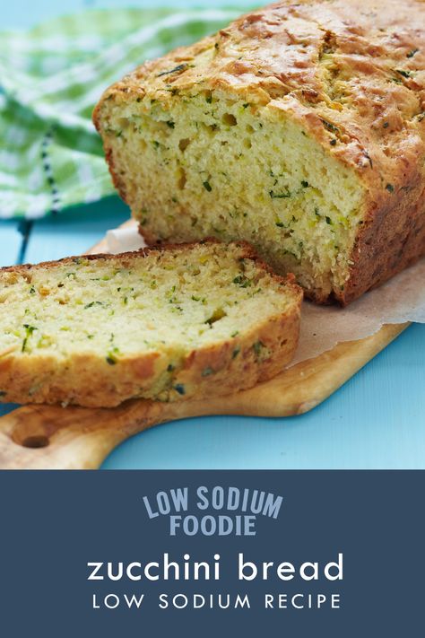 Low Sodium Biscuit Recipe, Low Sodium Pancakes, Kidney Friendly Desserts, Low Sodium Desserts, Low Sodium Breakfast, Low Sodium Bread, Low Sodium Recipes Heart, Heart Healthy Recipes Low Sodium, Zucchini Recipes Dessert