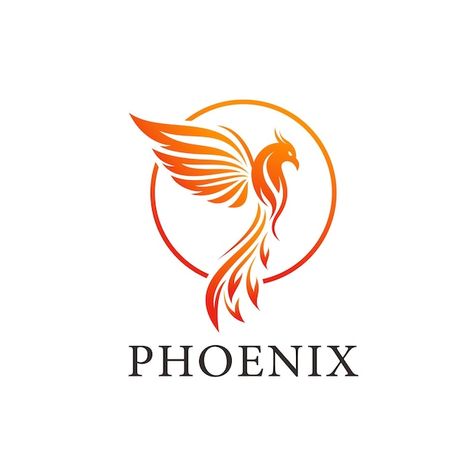 Ilustración del logotipo de phoenix | Premium Vector #Freepik #vector #logo-silueta #fenix-logo #logo-arte #fenix Phoenix Vector, Phoenix Logo, Horse Brand, Phoenix Art, Logo Illustration, Logo Icons, Premium Vector, Graphic Resources, Phoenix