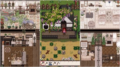 19 Aesthetic, Mod Aesthetic, Stardew Valley Layout, Stardew Valley Tips, Stardew Valley Farms, Best Aesthetic, Town Building, Barn Animals, Victorian Buildings