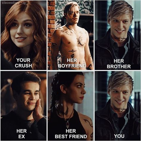 Clary And Sebastian, Mortal Instruments Funny, Mortal Instruments Books, Ex Best Friend, Shadowhunters Cast, Shadowhunters Series, Clary And Jace, Shadowhunters Tv Show, Shadowhunters Malec