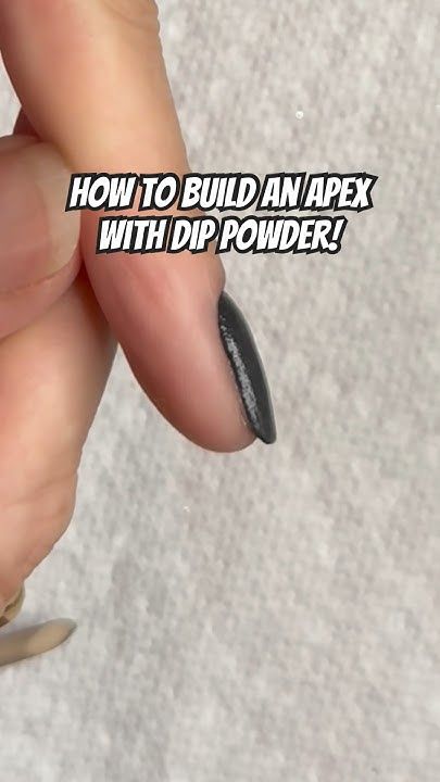 How to build an apex with dip powder! #nails #nailart #dippowdernails Nail Extensions With Dip Powder, Modelones Dip Powder Ideas, Dip Powder Nails Ideas, Dip Powder Nails, Dipped Nails, Dip Powder, Nail Extensions, Powder Nails, Acrylic Nail Designs