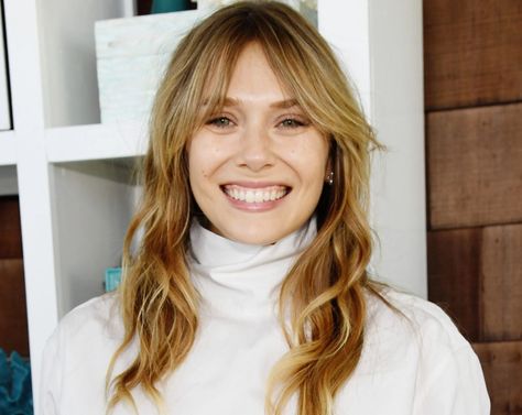 Elizabeth Olsen Hair, Olsen Hair, Olsen Sister, Lizzie Olsen, Glamour Uk, Hair Bangs, Ashley Olsen, Mary Kate, Full House