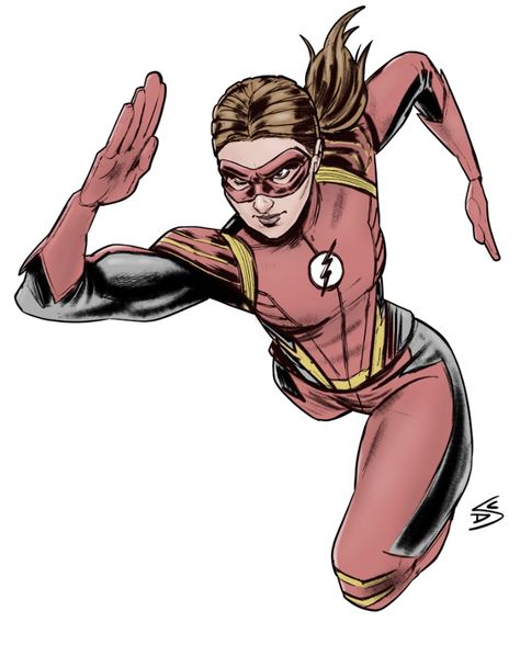 Female Speedster, Female Flash, Jesse Quick, Superhero Costumes Female, Flash Drawing, Flash Tv Series, Super Hero Outfits, Supergirl And Flash, Arte Dc Comics