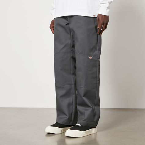 Grey Dickies Outfit Men, Grey Dickies Outfit, Dickies Outfits Men, Dickies Outfit, Dickies Style, Dickies Double Knee, Grey Pants Outfit, Dickies Trousers, Double Knee Pants