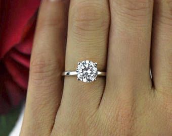 Silver Engagement Rings Round, Colored Moissanite, Ring For Engagement, Rings Solitaire, Classic Solitaire Ring, Prong Engagement Rings, Classic Engagement Ring Solitaire, Luxury Vehicles, Ring Man