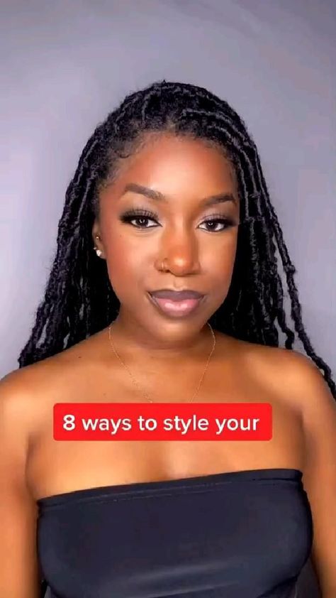 Faux Locs Styles, Hair Braid Patterns, Soft Locs, Short Box Braids Hairstyles, Short Locs Hairstyles, Faux Locs Hairstyles, Dreadlock Styles, Box Braids Hairstyles For Black Women, Braided Cornrow Hairstyles