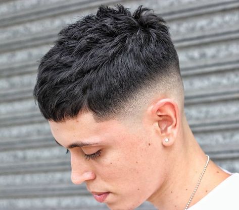 16 Best French Crop Haircut: How to Get + Styling Guide - Men's Hairstyles | Men hair color, Crop haircut, Faded hair Long Crop Haircut Men, French Crop, Short Fade Haircut, Mens Haircuts Short Hair, Crop Haircut, Gents Hair Style, Crop Hair, Cool Mens Haircuts, Mens Hairstyles Thick Hair