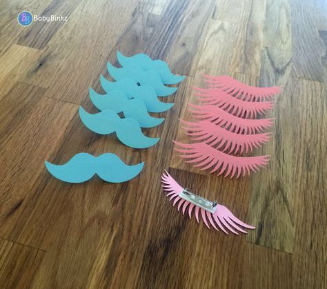 Party Pins: Staches or Lashes Gender Reveal Baby by BabyBinkz Staches Or Lashes Gender Reveal, Gender Reveal Party Food Ideas, Reveal Party Food Ideas, Lashes Or Staches, Staches Or Lashes, Reveal Gender Party, Gender Reveal Party Food, Party Etiquette, Blue Gender Reveal