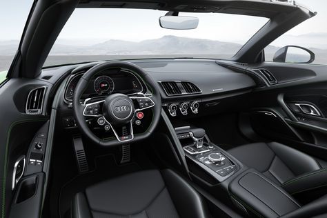 Audi R8 V10 Plus Spyder Making U.S. Debut This Friday At The Quail R8 Interior, Audi R8 Interior, Audi R8 Car, R8 V10 Plus, R8 Spyder, Audi S7, Audi Interior, Audi R8 V10 Plus, Audi R8 Spyder