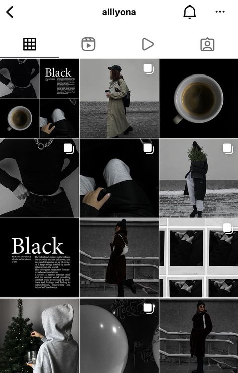 Black Ig Feed, Black Instagram Feed Ideas, Tattoo Instagram Feed, Black Feeds Aesthetic Instagram, Goth Instagram Feed, Insta Feed Dark Aesthetic, Dark Feeds Aesthetic Instagram, Black Theme Instagram Feed, Black Instagram Feed