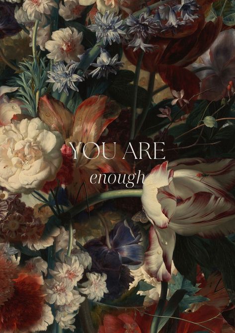 You are enough 🌹 You Are Enough Quote Wallpaper Aesthetic, Enough For You Lyrics Aesthetic, I Am Enough Quotes Wallpaper, You’re Enough Wallpaper, You Are Enough Quote Wallpaper, Dark Feminine Affirmations Wallpaper, Goddess Wallpaper, Divine Feminine Aesthetic, Art Room Posters