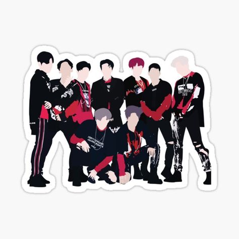 Exo Cartoon, Exo Monster, Exo Anime, Exo Stickers, Stickers Kpop, Exo Chibi, Kpop Stickers, Preppy Stickers, Exo Art