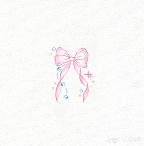 Bow Drawing, Bow Tattoo, Kawaii Tattoo, Cute Little Tattoos, Cute Tiny Tattoos, Arm Band Tattoo, Modern Tattoos, Cute Doodles Drawings, Mini Drawings