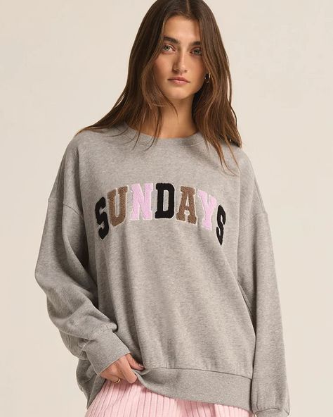 How sweet is this? This oversized crew neck sweatshirt, made from our signature fleece fabric, features multicolor boucle lettering on the front. It’s cozy, stylish, and perfect for adding a cheerful touch to your weekend wardrobe. 💕 www.ullala.ca #shopwithus #shoplocal #didsbury #shopthelook #didsburyboutique #stylehaul #destinationdidsbury #shopdidsbury #wearwhatyouwant #shoplocaldidsbury #ullalaboutique #styleinspo #fashioninspo #boutique #pinterestinspo #fallcolor #smalltownshopping... Oversized Crew Neck Sweatshirt, Bodysuit Jumpsuit, Blouse Short Sleeve, Weekend Wardrobe, Little White Dresses, Outerwear Sweater, Skirt Leggings, Tunic Sweater, Plus Size Swimwear