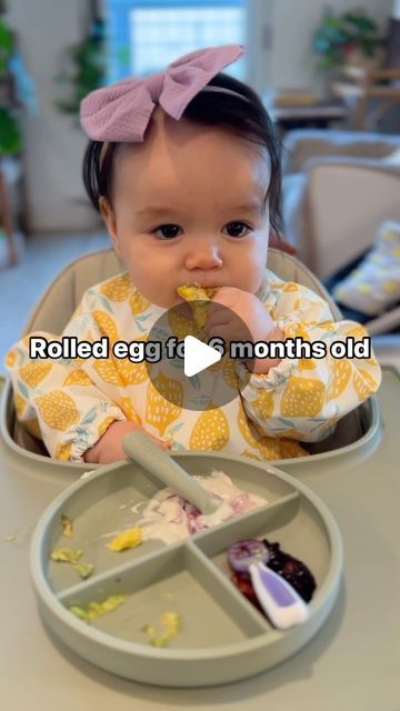 Eggs For Baby 6 Months, Eggs For 6 Month Old Baby, 6 Month Breakfast Ideas, Breakfast 7 Month Old, Blw Eggs, Blw Breakfast Ideas 6 Months, Breakfast For 6 Month Old Baby, 6 Month Baby Breakfast Ideas, 6 Month Old Breakfast Ideas