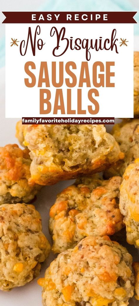 Sausage Balls Bisquick Recipe, Sausage Balls Recipe Without Bisquick, Easy Sausage Balls Without Bisquick, Homemade Sausage Balls, Sausage Balls Without Bisquick, Easy Sausage Balls, Bisquick Recipe, Sausage Balls Bisquick, Sausage Cheese Balls