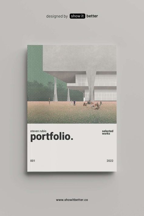 Architectural Brochure, Architect Portfolio Design, Portfolio Cover Design, Cv Inspiration, Architecture Portfolio Layout, Typographie Inspiration, Portfolio Photo, 포트폴리오 레이아웃, Architecture Portfolio Design