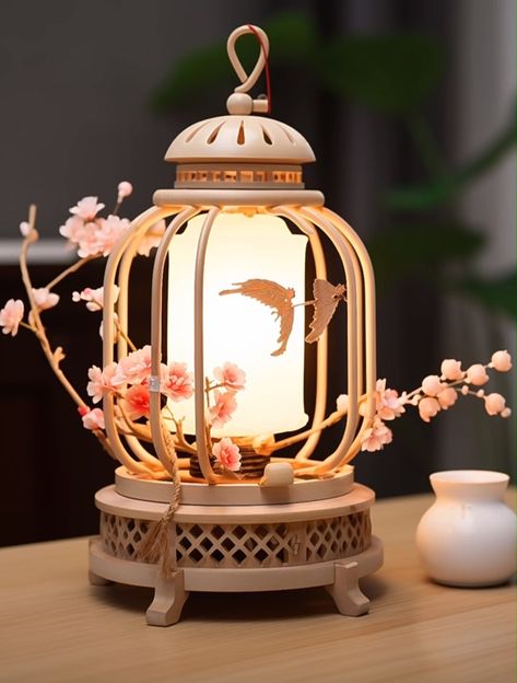 Sakura Themed Room, Cherry Blossom Furniture, Cherry Blossom Room Decor, Sakura Room, Chinese Decorations, Chinese Tea Room, Japanese Inspired Bedroom, Fall Decorating Ideas, Cherry Blossom Wedding