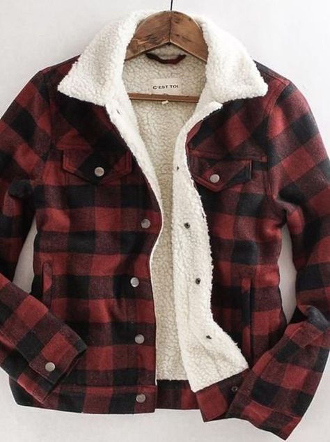 Buffalo Plaid Jacket, Western Style Outfits, Womens Fashion Edgy, Black Women Fashion, Plaid Jacket, Line Jackets, Trendy Fashion Women, Autumn Fashion Women, Ladies Tops Fashion