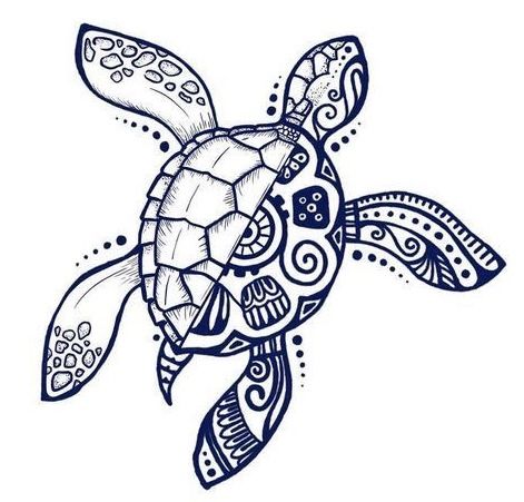 Cute Halloween Tattoos, Surf Tattoo, Sea Turtle Tattoo, Mandala Turtle, Turtle Tattoo Designs, Model Tattoo, Kunst Tattoos, Clock Tattoo Design, Bull Tattoos