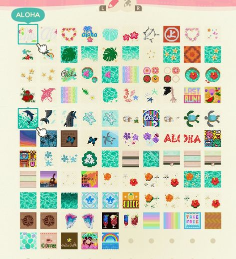 Acnh Tropical Island Path Codes, Acnh Tropical Outfit Code, Animal Crossing Tropical Island Design Codes, Animal Crossing Summercore, Beachcore Animal Crossing, Acnh Tropical Clothes, Acnh Tropical Island Design Codes, Acnh Hawaiian Design Code, Animal Crossing Design Codes Tropical