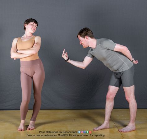 AdorkaStock | Pose Reference on Twitter: "Maybe for characters who's relationships aren't like always the best? #AdorkaStockPoses… " Sibling Poses, Funny Poses, Group Poses, People Poses, Body Reference Poses, Human Poses, Character Poses, Dynamic Poses, Body Reference