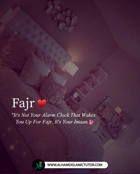 Fajr❤️ "It's Not Your Alarm Clock That Wakes You Up For Fajr, It's Your Imaan" Fajr Namaz, Namaz Quotes, Dua In Urdu, New Love Quotes, Alhamdulillah For Everything, Good Relationship Quotes, Beautiful Love Quotes, 22 November, Muslim Love Quotes