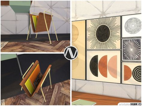 The Sims Resource - Mid Century Modern | Beverly Office Ts4 Mid Century Cc, Sims 4 Cc Mid Century, Sims 4 Mid Century Cc, Sims 4 Mid Century Modern, Furniture Cc, Eclectic Furniture, Sims4 Cc, Sims Community, Ts4 Cc