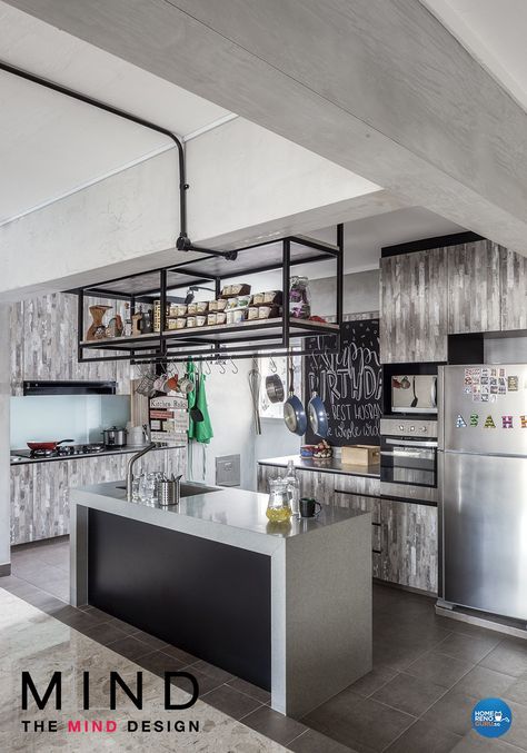 Working an open concept kitchen with the limited space! #kitchenideas #openconceptkitchen #countertop Industrial Sink, Trendy Kitchen Design, Modern Kitchen Tiles, Working Kitchen, Mind Design, Kitchen Lighting Design, White Kitchen Tiles, Industrial Kitchen Design, Industrial Interior Design