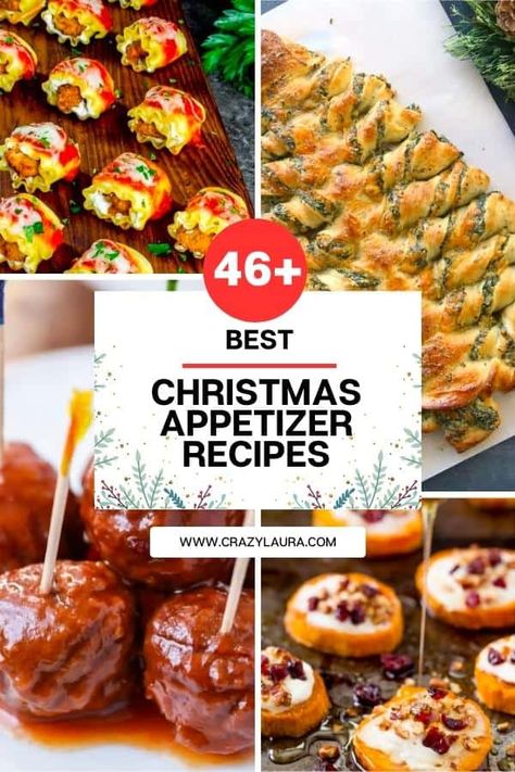 If you're looking some quick and easy small bites to make this holiday season, check out these Christmas appetizer recipes to get started! #ChristmasAppetizerRecipes #Recipes #Christmas Light Christmas Appetizers, Savory Christmas Party Food, Cold Holiday Appetizers Christmas, Holiday Hor D'oeuvres, Christmas Sliders Party Appetizers, Christmas Starters Make Ahead, Christmas Savory Appetizers, Christmas Party Hors D’oeuvres, Holiday Hors D’oeuvres