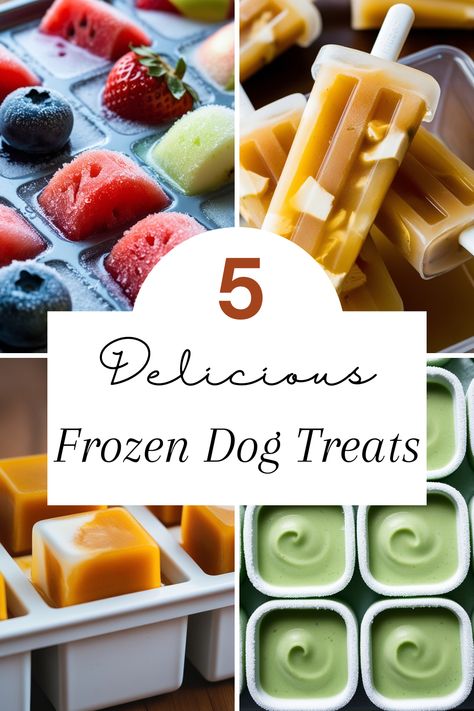 Woof! Summer is hot, but my human knows how to keep me cool. These easy homemade frozen snacks are my favorite. Your pup will thank you for these delicious and refreshing treats. Check out how to make them now! Pup Treats Frozen, Puppy Frozen Treats, Popsicle Recipes For Dogs, Pup Popsicles, Woof Pupsicle Recipes, Frozen Puppy Treats, Frozen Treats For Dogs, Dog Treats Frozen, Dog Popsicles