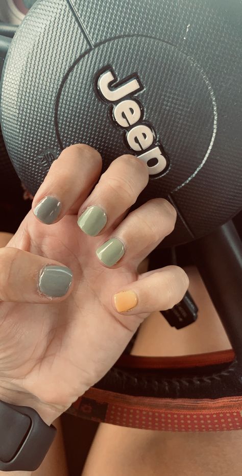 Green Yellow And White Nails, Yellow Green White Color Palette, Pastel Yellow And Green Nails, Opi Yellow Gel Polish, Yellowish Green Nails, Color Palette Yellow, Yellow Nails, Gel Manicure, Yellow Color