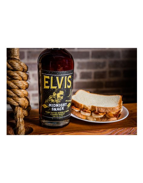 Elvis Whiskey Midnight Snack | ReserveBar Single Barrel Bourbon, Vodka Wine, Midnight Snack, Flavored Butter, Reposado Tequila, Cheer Gifts, Sauvignon Blanc, Single Malt, Tequila