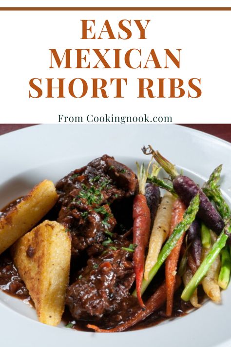 Beef Short Rib Recipes Mexican, Short Ribs Recipe Mexican Style, Mexican Beef Short Ribs, Puerto Rican Short Ribs, Mexican Ribs Recipes, Short Ribs Mexican Style, Mexican Short Ribs Recipe, Mexican Short Ribs, Mexican Bbq