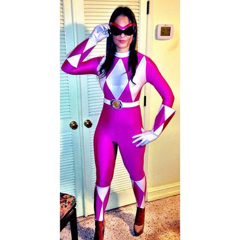 Pink Power Ranger Pink Power Ranger Costume, Ranger Costume, Easy Halloween Costumes For Women, Power Rangers Costume, Pink Power Rangers, Go Busters, Diy Halloween Costumes For Women, Halloween Costumes For Women, Diy Halloween Costumes Easy