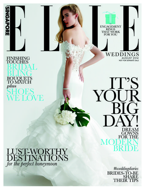 ELLE Singapore Weddings 2014 Commercial Makeup, Magazine Cover Page, Wedding 2024, Vogue Covers, Brides Magazine, Poses References, Magazine Articles, Wedding Magazine, Magazine Covers