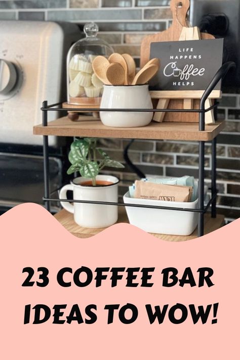 Office Coffee Station, Bars Ideas, Coffee Bar Ideas Kitchen Counter, Coffee/wine Bar, Coffee Mornings, Space Coffee, Coffee Inspiration, Coffee Station Kitchen, Coffee Counter