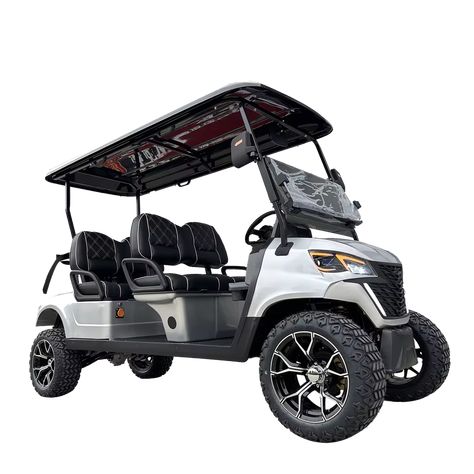 New Design Electric Golf Cart Club Buggy for Sightseeing Cheap Electric Golf Carts With 5000w Motor Off Road Golf Cart, Gas Golf Carts, Electric Golf Cart, Golf Cart, Golf Carts, Solar Panel, Lithium Battery, Higher Power, Solar Panels