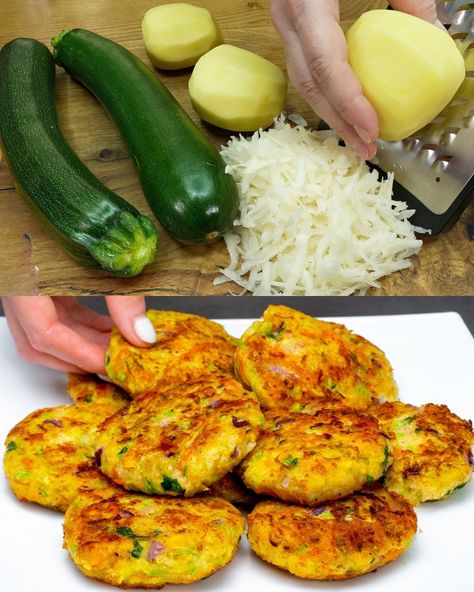 Veggie and Cheese Patties Recipe - Greenku Recipes Cheese Patties, Spicy Eggplant, Zucchini Rolls, Zucchini Cheese, Crouton Recipes, Potato Muffins, Hearty Vegetable Soup, Bacon Wrapped Pork, Pork Fillet