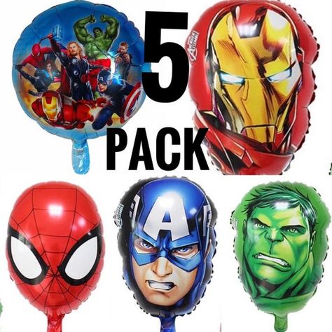 Marvel Birthday Party Decorations, Heroes Birthday Party, Avengers Birthday Party Decorations, Heroes Party, Captain America Spiderman, Marvel Birthday Party, Paw Party, Avengers Theme, Balloons Decoration