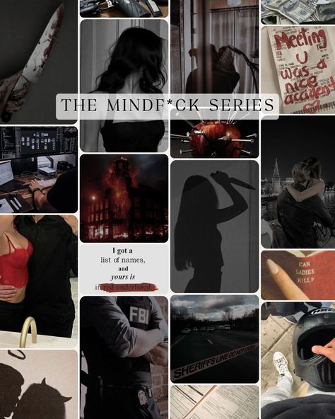 Aesthetic/mood board for The Mindf*ck Series by S.T. Abby Bookish Mood Board, Mind Fck Series, Mind Fck Series Aesthetic, The Mindfucking Series, The Mindf*ck Series Fanart, The Mindfucking Series Aesthetic, Mindf Ck Series, The Mindf*ck Series Aesthetic, The Mind F*ck Series