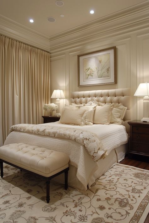 Discover timeless elegance with these inspiring beige bedroom ideas. Elevate your space with chic beige bedroom decor that exudes sophistication and warmth. Whether you prefer neutral tones or crave a pop of color, beige bedrooms offer a versatile canvas for your design dreams. Explore how to style beige bedroom walls with plants for a touch of nature indoors, or opt for cozy beige master bedrooms decor for a sanctuary-like retreat. Modern House Bedroom Design, Interior Design Luxury Modern, Beige Walls Bedroom, Beige Bedroom Decor, Bedroom Interior Design Luxury, Beige Bedroom, Bedroom False Ceiling Design, Best Bedroom, Ceiling Design Bedroom