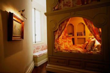 44 Cozy Nooks You'll Want To Crawl Into Immediately Sleeping Nook, Bed Nook, Affordable Bedding, Natural Bedding, Interior Room, Up House, Hiding Places, Design Exterior, Cozy Nook