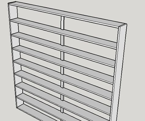 Diy Dvd Shelves, Diy Dvd Storage, Diy Dvd, Dvd Storage Shelves, Dvd Organization, Easy E, Dvd Rack, Cd Shelves, Dvd Shelves