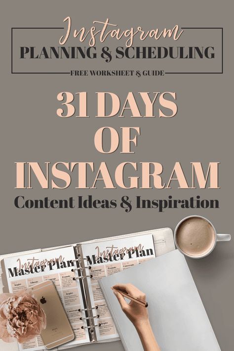 The 31 days of Instagram content planner is a free printable planner for social media posts. Download the Instagram planner free template to enhance your Instagram feed with things that matter to your brand and most importantly your followers! Don't stay stuck with the same old content everyone else is using make it your own! Instagram Content Planner, Schedule Instagram Posts, Instagram Content Calendar, Instagram Content Ideas, Instagram Posting Schedule, Instagram Schedule, Instagram Planner, Instagram Marketing Strategy, Content Calendar