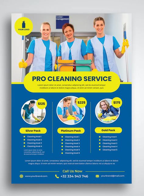 Cleaning Service Flyer Template PSD Brochure Templates Free Download, Cleaning Flyers, Cleaning Service Flyer, Flyer Free, Travel Brochure Template, Free Brochure Template, Cleaning Companies, Cleaning Business, Business Flyer Templates